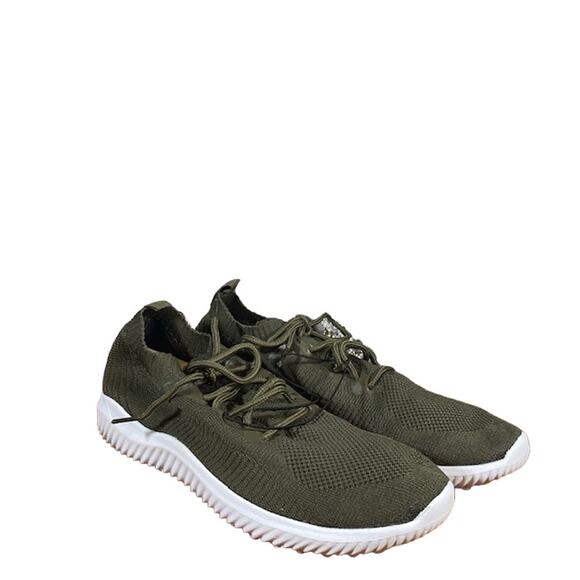 Mr. P Olive Green Running Sneakers Men Sz 7/40 - Picture 1 of 11